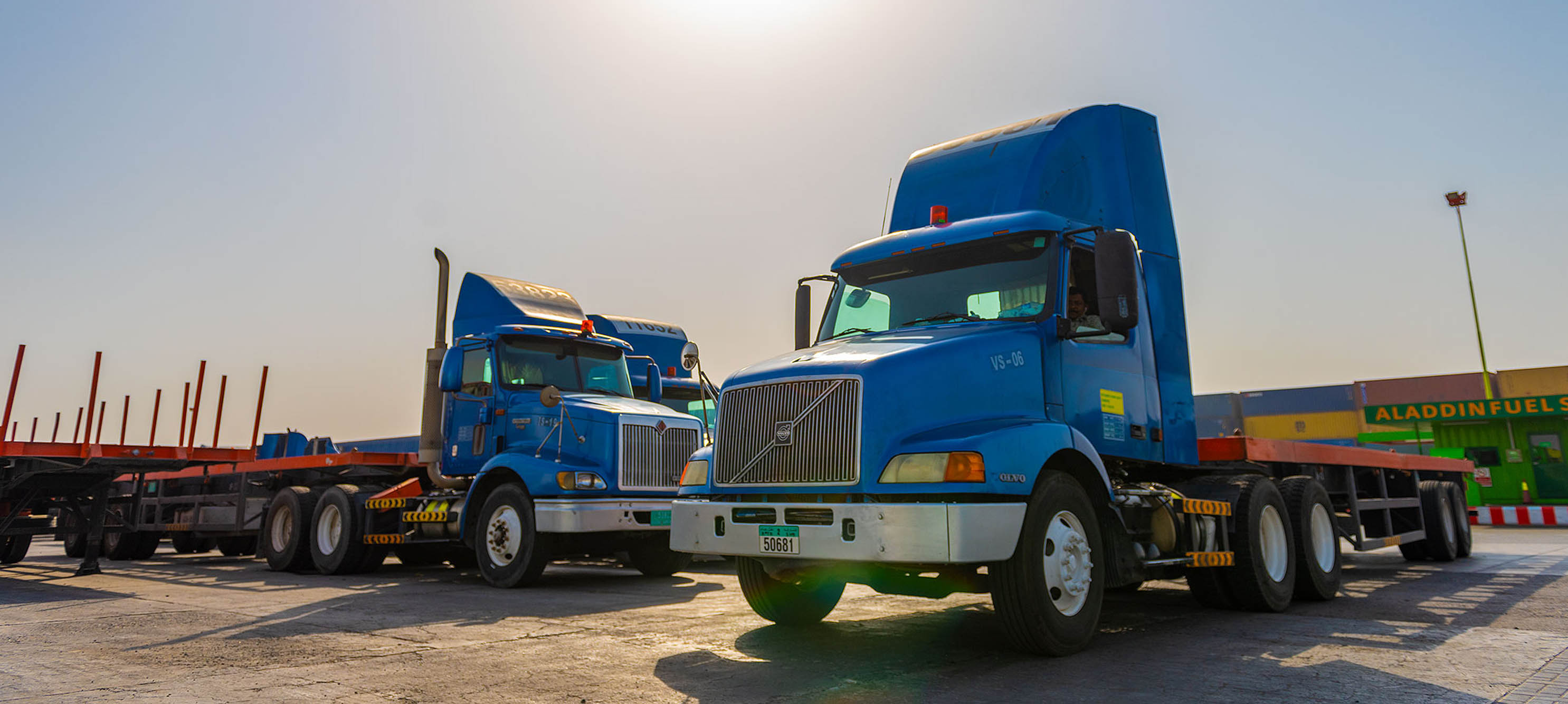 Aladdin Container Company Trucks