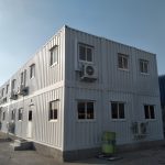 Fabrication Team delivered container office for CCTV division